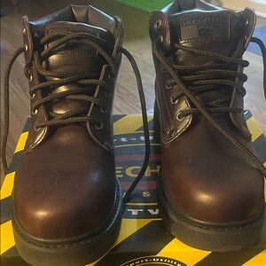 Skechers Chocolate Sport-Utility Boots